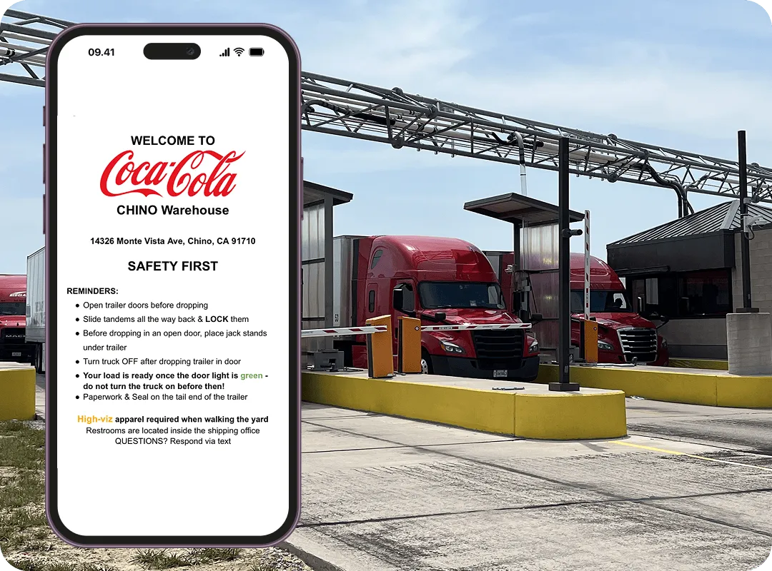 Contactless driver check-in