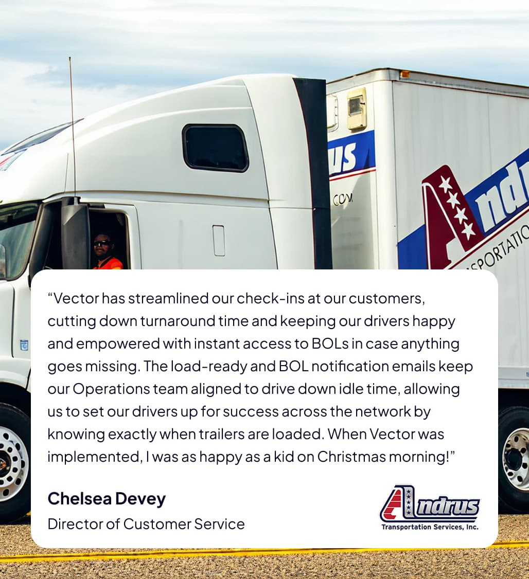 Connect+ Carrier Network testimonial from Chelsea Devey—Andrus.
